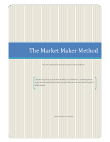 The Market Maker Method notes. Steve Mauro @tradingpdfgratis.pdf